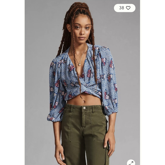 Anthropologie Tops - The Odells V-Neck Wrap Top Anthropologie XL